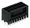 WAGO 713-1429 Terminal Block, Header, 3.5 mm, 18 Ways, 10 A, 160 V, Through Hole Right Angle