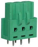 CAMDENBOSS CTBP97VJ/3 Terminal Block, Socket, 5.08 mm, 3 Ways, Through Hole Vertical