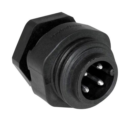 AMPHENOL SINE/TUCHEL C016 10P003 810 12 Circular Connector, ecomate C16-M Series, Jam Nut Receptacle, 3 Contacts