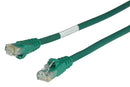 TUK SP3GN Ethernet Cable, UTP, Patch Lead, Cat6, RJ45 Plug to RJ45 Plug, Green, 3 m