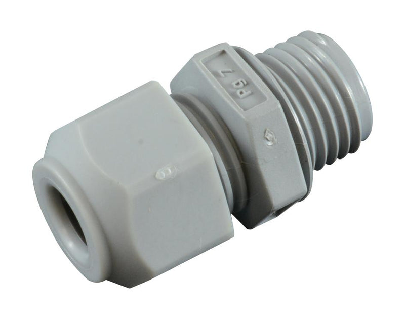 HUBBELL WIRING DEVICES SECP7GA CORD CONNECT, STR, NYLON 6.6, PG7, GREY