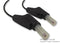 RADIALL R948150600 Test Lead, 4mm Banana Plug to 4mm Banana Plug, Black, 750 Vrms, 15 A, 1 m
