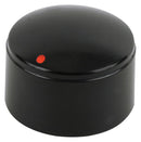 MULTICOMP MC21056 Knob, Round Shaft, ABS (Acrylonitrile Butadiene Styrene), Round with Indicator Dot, 20.5 mm