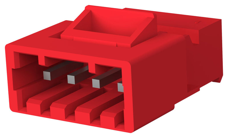 TE CONNECTIVITY 3-641437-4 IDC Connector, IDC Plug, Male, 3.96 mm, 1 Row, 4 Contacts, Cable Mount