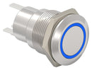 ALCOSWITCH - TE CONNECTIVITY AV1911R724Q04 Vandal Resistant Switch, AV19, 19 mm, SPDT, Push On-Push Off, Round Flush