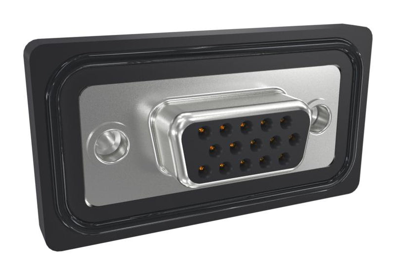 AMPHENOL COMMUNICATIONS SOLUTIONS L17EHD15S20 D Sub Connector, High Density, Receptacle, 17EHD Series, 15 Contacts, DE, Solder