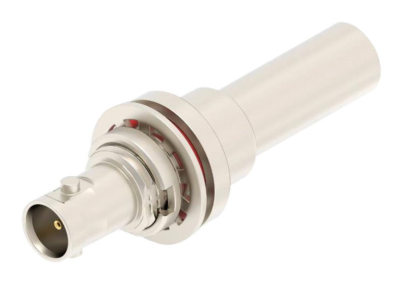 TE CONNECTIVITY 2446193-1 RF / Coaxial Connector, HD BNC Coaxial, Straight Jack, Crimp, 75 ohm, Belden 1855A, 4855R