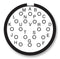 AMPHENOL SOCAPEX D38999/24WD19AA Circular Connector, MIL-DTL-38999 Series III, DS38999/24 Series, Jam Nut Receptacle, 19 Contacts