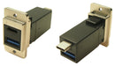 CLIFF ELECTRONIC COMPONENTS CP30735M3 USB Adapter, USB Type C Receptacle, USB Type C Plug, USB 3.2