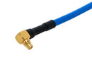 HUBER+SUHNER 16"MMCX-50-2-13/111"OE RF / Coaxial Connector, MMCX Coaxial, Right Angle Plug, Solder, 50 ohm 84032569
