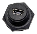 AMPHENOL LTW NUB-20PMFP-SC7001 USB Sealed Connector, Mini USB Type B, USB 2.0, Receptacle, 5 Position