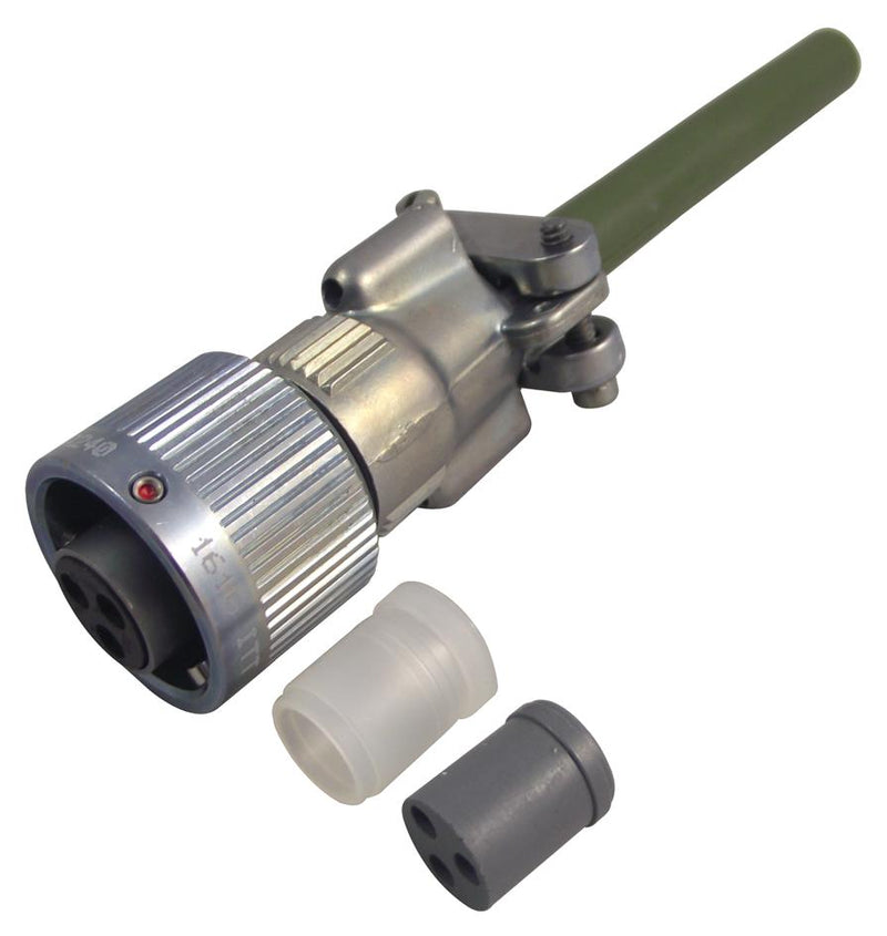 ITT CANNON CA3106E10SL-4S Circular Connector, CA Series, MIL-DTL-5015 Series, Straight Plug, 2 Contacts, Solder Socket