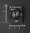 DFROBOT FIT0701 USB Camera, 0.3MP, 640 x 480, Raspberry Pi/Nvidia Jetson Nano/Unihiker Series Mainboards
