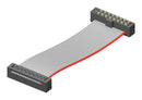 SAMTEC TCSD-20-D-18.00-01-N Ribbon Cable, IDC Receptacle to IDC Receptacle, 40 Ways, 18 ", 457.2 mm, 2 mm