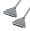 L-COM CSM37MF-2.5 Computer Cable, D Subminiature Plug, 37 Way, D Subminiature Socket, 37 Way, 2.5 ft, 762 mm, Grey