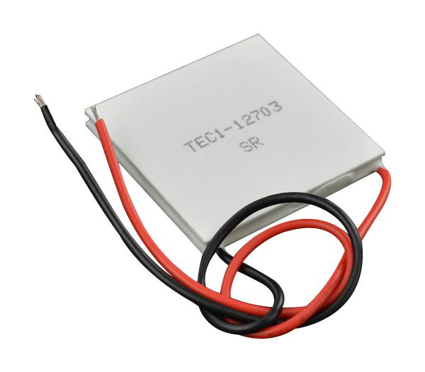 DFROBOT FIT0797 Electric Cooler Module, Single Stage, 100mm to 200mm Red & Black Lead Wire, 3 A, 15.5 V, 3.6 Ohm GTIN UPC EAN: 6959420914678