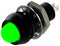 MARL 651-114-04 LED Panel Mount Indicator, Green, 2.2 VDC, 12.7 mm, 20 mA, 60 mcd, IP67