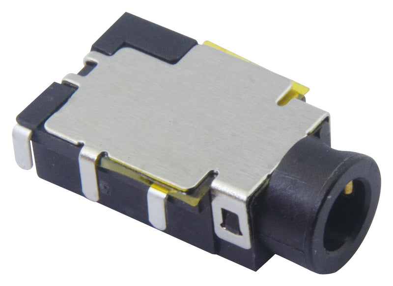 MULTICOMP PRO MP014724 Phone Audio Connector, Mid Mount, 6 Contacts, Jack, 3.5 mm, Through Hole Mount Right Angle