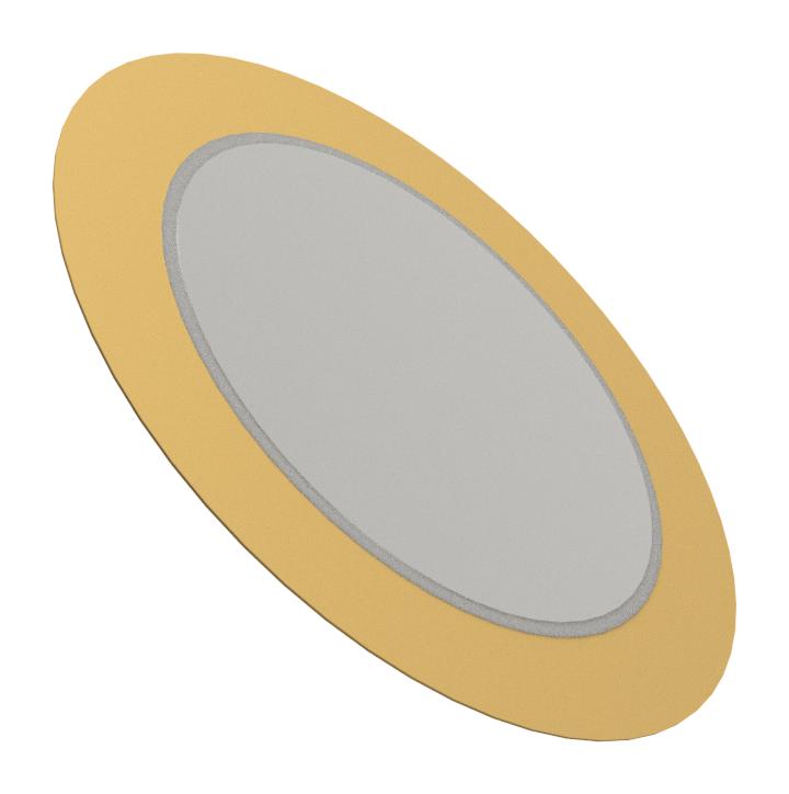 PUI AUDIO ABLF2722A Piezo Bender, 2.2 kHz, 0.052 UF, 500 ohm, 0.22 mm D x 27 mm H