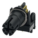 PHOENIX CONTACT 1424180 Circular Connector Insert, CAT6A, 8 Contacts, Socket, Solder, Phoenix M12 Sensor Housings