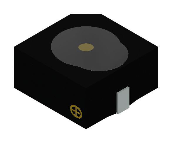 PUI AUDIO SMI-1027-TW-5V-R Transducer, Audio Indicator, 2.7kHz, 4 VDC to 7 VDC, Continuous, 80 dBA, 30mA, SMD