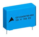 TDK B32642B6473J000 Power Film Capacitor, Double Metallized PP, Radial Box - 2 Pin, 0.047 µF, ± 5%
