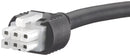 MOLEX 245135-0620 Cable Assembly, Mini-Fit Jr. Receptacle to Mini-Fit Jr. Receptacle, 6 Ways, 4.2 mm, 2 Row, 2 m