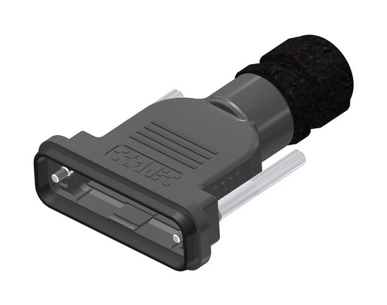 AMPHENOL CONEC 165X14839X D Sub Backshell, 25Pos, DB, 180&deg;, PBT (Polybutylene Terephthalate), Glass Filled Body