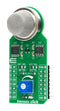MIKROELEKTRONIKA MIKROE-4151 Click Board, Ammonia Click, Gas, MQ-137, Analog, GPIO, SPI, mikroBUS, 3.3 V/5V, 57.15 mm x 25.4 mm