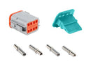 AMPHENOL SINE/TUCHEL AT06-08SA-KIT01. AUTOMOTIVE CONNECTOR, PLUG, 8POS, 13A