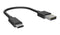 AMPHENOL COMMUNICATIONS SOLUTIONS 10165793-Z0100YWLF USB Cable, USB Type A Plug to USB Type C Plug, 1 m, 3.3 ft, USB 2.0, White