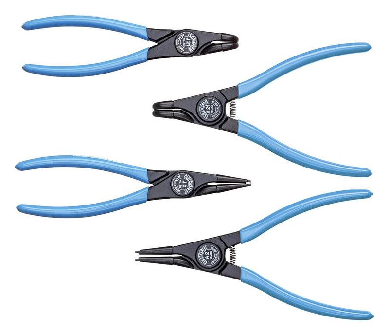 GEDORE 1692283 Circlip Pliers Set, Internal & External, 4 Pieces