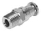 FESTO 162864 Push-In Fitting, R1/4, 10 bar, 8 mm Outer Dia Tube, Stainless Steel CRQS-1/4-8 push-in fitting