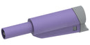 MULTICOMP PRO MP771084 Banana Test Lead, 4mm Banana Plug, Stackable, Free End, 2.32 ", 59 mm, Purple, 36 A