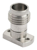 HUBER+SUHNER 82"PC185-S50-0-201/199"NE RF / Coaxial Connector, 1.85mm Coaxial, Straight Flanged Jack, Solder, 50 ohm, Beryllium Copper