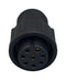 NORCOMP 868-008-203R001. CIRCULAR CONNECTOR, RCPT, 8POS, SOLDER