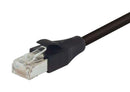 L-COM TRD855SCRBLK-1 Ethernet Cable, Cat5e, RJ45 Plug to RJ45 Plug, Black, 304.8 mm, 1 ft