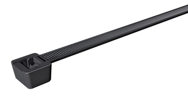 HELLERMANNTYTON T50LL.WB3P Cable Tie, Nylon 6.6 UV Resistant (Polyamide 6.6 UV Resistant), Black, 445 mm, 4.6 mm, 130 mm