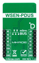 MIKROELEKTRONIKA MIKROE-5771 Add-On Board, Differential Pressure 3 Click, 3.3V/5V in, Analog, I2C Interface