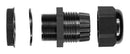 BUD INDUSTRIES NG-9514 Cable Gland, With Locknut, NEMA 4X, PG13.5, 6 mm, 11 mm, Nylon 6.6 (Polyamide 6.6), Black, NEMA 4X