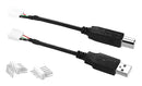 BULGIN LIMITED 100286. USB CABLE, 3.0, A PLUG-10P CRIMP, 3.9"
