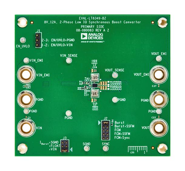 ANALOG DEVICES EVAL-LT8349-BZ Evaluation Board, LT8349ACBZ, Synchronous Boost Converter