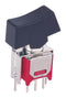 MULTICOMP PRO MP4MD1R102VS2QES Rocker Switch, Subminiature, On-None-On, DPDT, Non Illuminated, Through Hole, Black