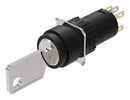 EAO 51-235.022D Keylock Switch, IP65, On-Off, SPST-NO, SPST-NC, 51 Series, 2 Position, Plug In, 5 A