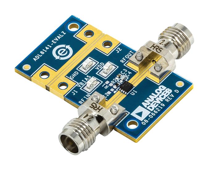 ANALOG DEVICES ADL8141-EVALZ Evaluation Board, ADL8141ACPZN, Low Noise Amplifier, 14GHz to 24GHz