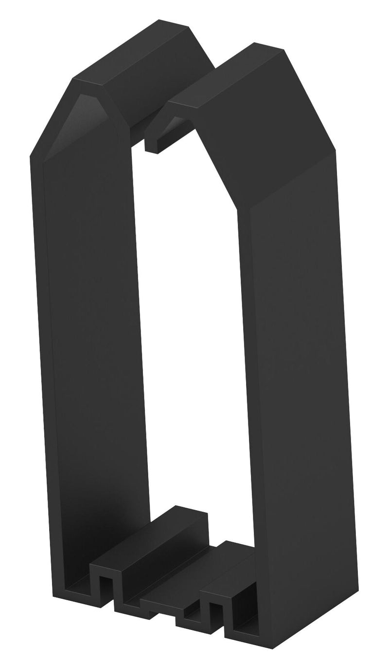 ENTRELEC - TE CONNECTIVITY 1SET411304R0000 Trunking Fitting, Nylon 6.6 (Polyamide 6.6), Carbon Fibre Reinforced, Black, 34 mm, 20 mm, 75 mm