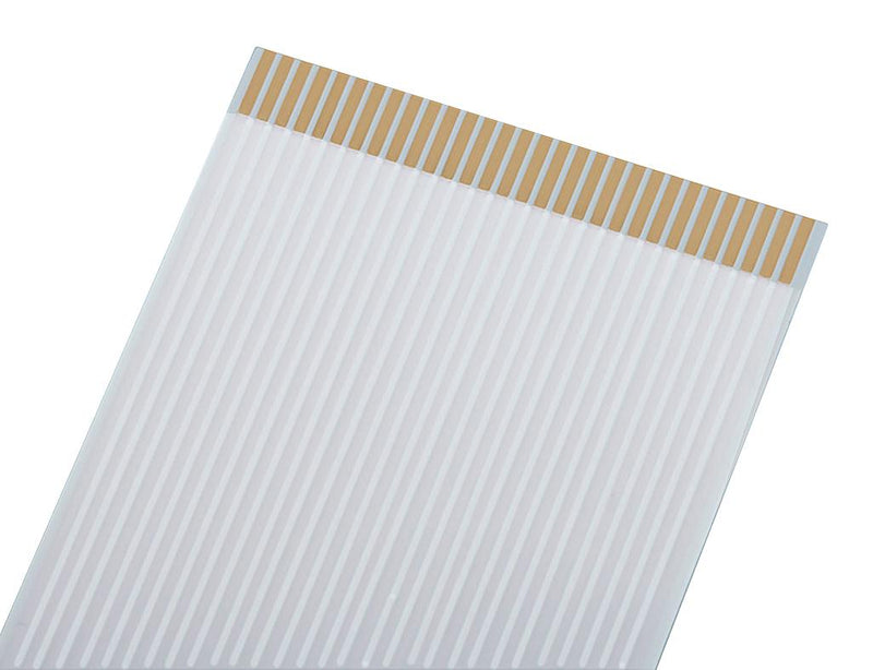 MOLEX 15039-0207 FFC / FPC Cable, 6 Core, 1 mm, Same Sided Contacts, 4 ", 102 mm, White