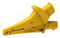 CAL TEST ELECTRONICS CT4501-4 ALLIGATOR CLIP, YELLOW, 20A, 1.2"