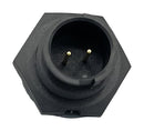 NORCOMP 869-02B-103R001. CIRCULAR CONNECTOR, PLUG, 2POS, SOLDER