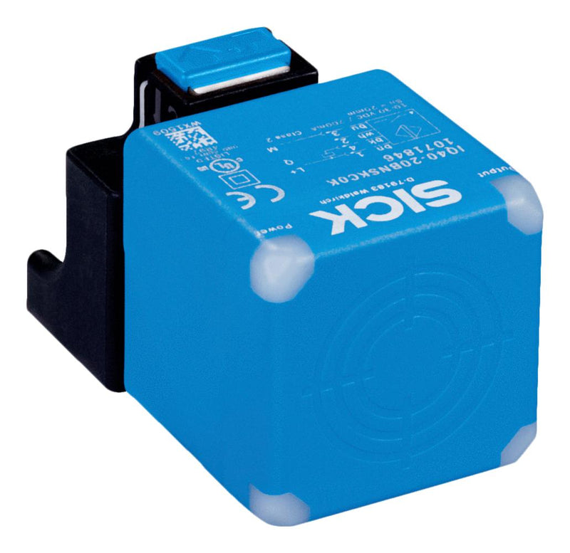 SICK IQ40-40NNPKC0K Inductive Proximity Sensor, Complementary NPN, 40 mm, 10 V to 30 V, IQG Series